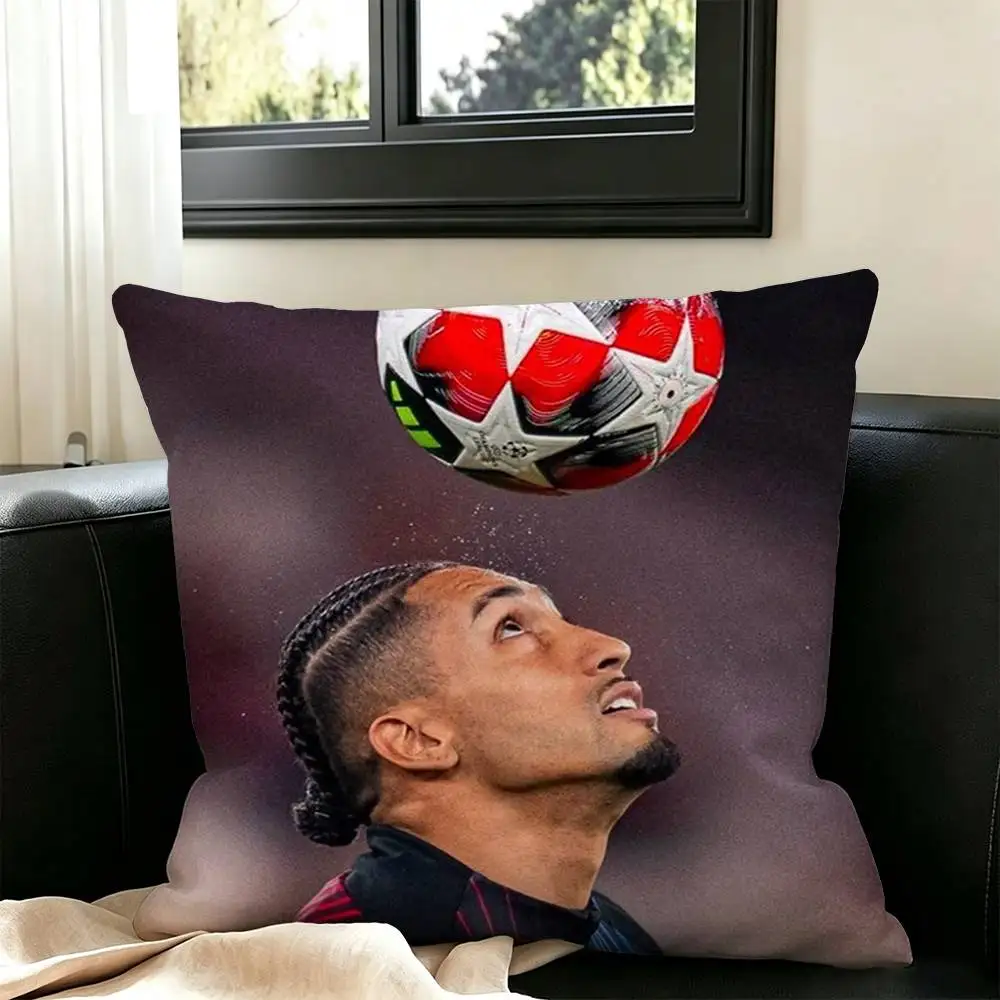 b-Brazil R-Raphinhas 11 Football   Pillow Case Square Double-Sided Sofa Cushion Cover Bedroom Bedside Pillow
