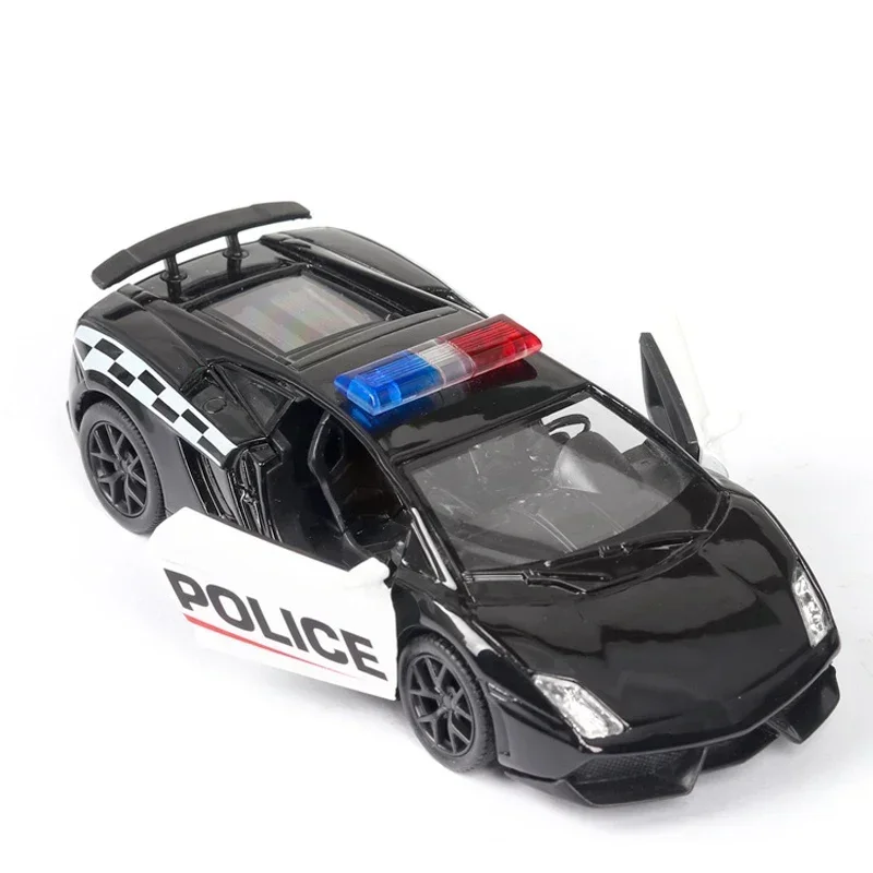 

1:36 Lamborghini LP570-4 Gallardo police High Simulation Diecast Car Metal Alloy Model Car Children's Toys Collection Gifts F334