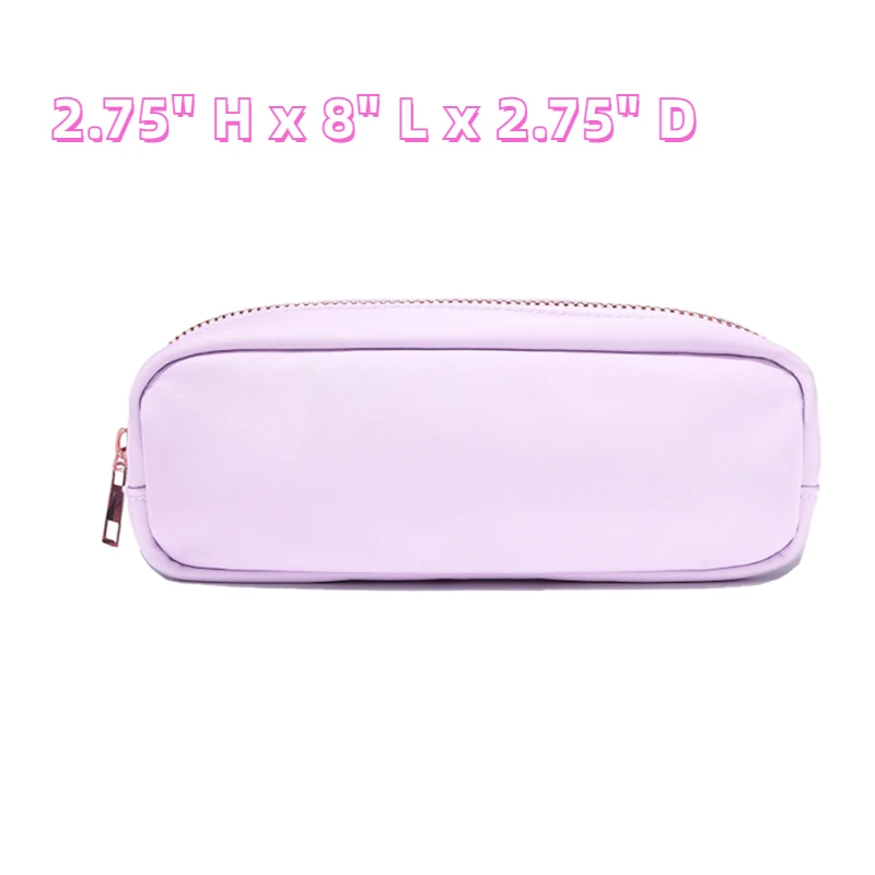 Mini Design Travel Makeup Organizer  Waterproof  Cosmetic Bags Colorful Nylon Pen Pouches School Storage Supplies Student Gift