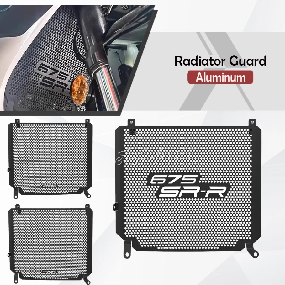 

For CFMOTO CF MOTO 675 SR SRR 675SR 675SR-R 2024 2025 Motorcycle Radiator Guard Grille Cover Protector Protective Grill 675SRR