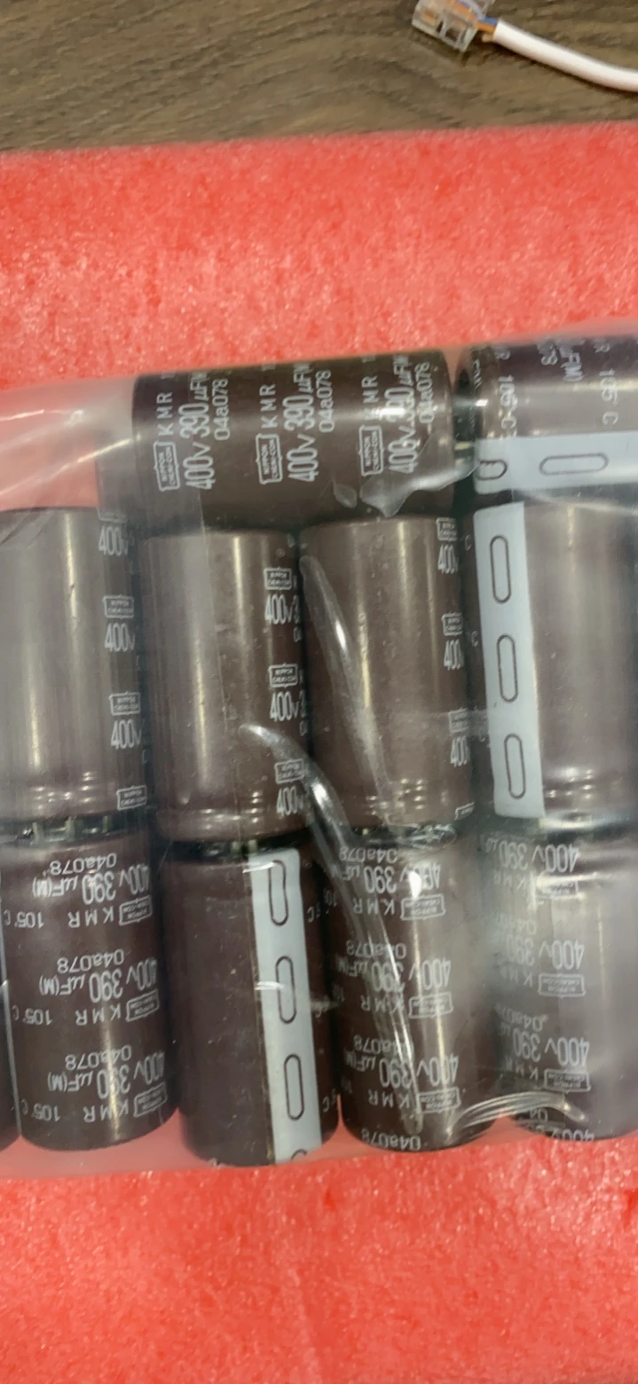 

400V390UF no brand 390UF 400V KMR 25X45 NCC capacitor 105 degrees Accuracy: 20%