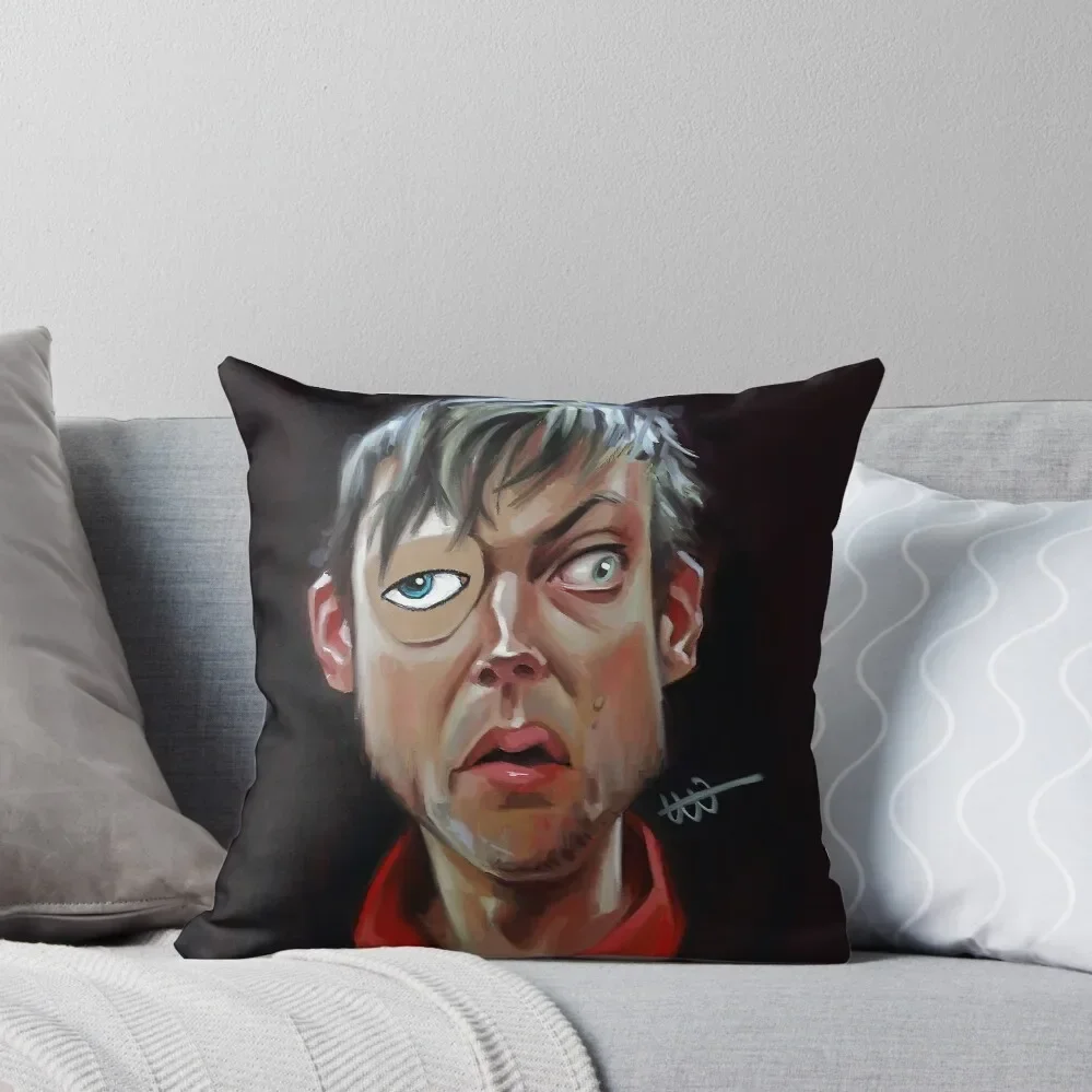 McPoyle Sunny Portrait Throw Pillow christmas pillowcases Elastic Cover For Sofa Pillow