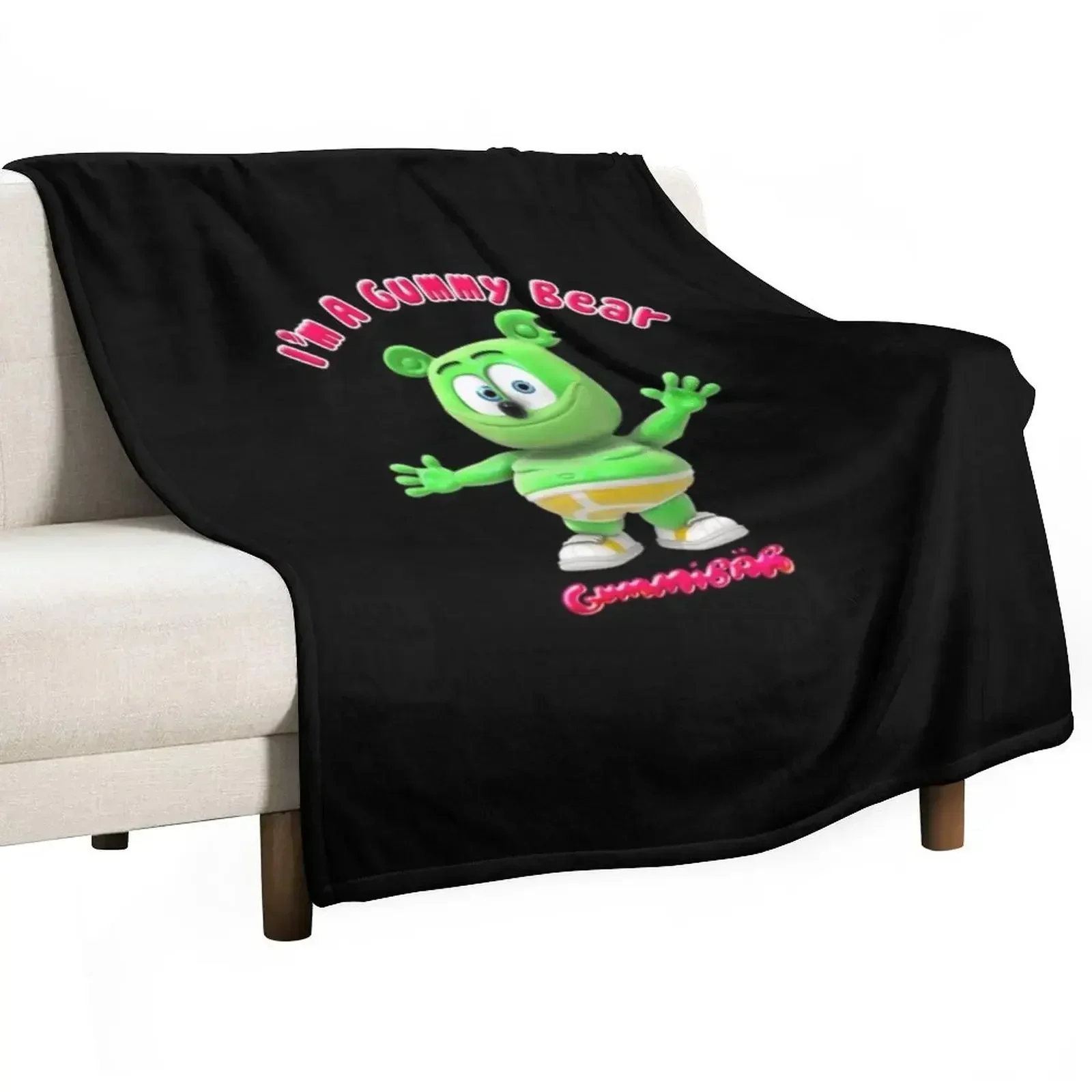 

I'm A Gummy Bear Throw Blanket christmas gifts Luxury Designer Blankets