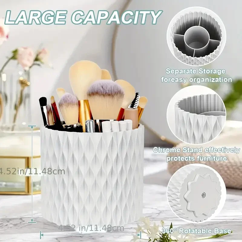 Makeup Brushes 20 Pcs Premium Synthetic Foundation Powder Concealers Eye Shadow Brush Set with 2 Sponge & 360 Rorate Holder Case