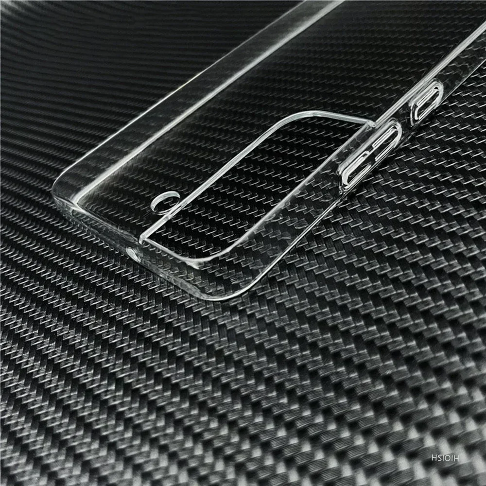 Capa de telefone de plástico rígido para samsung galaxy s24 s23 s22 s21 s20 s10 ultra pro plus s21fe fe 5g capa transparente à prova de choque