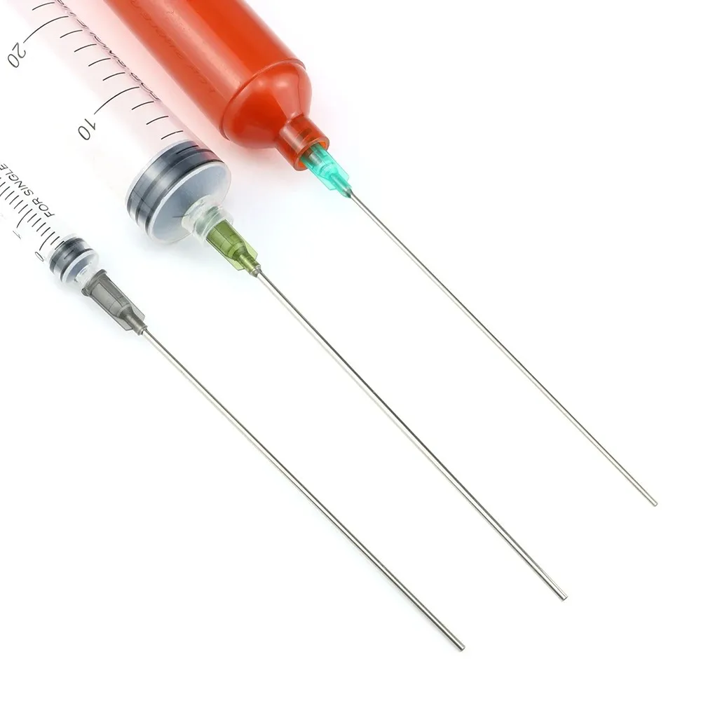 

100mm Stainless Steel Luer Lock Dispensing Needle 4 Inch | Blunt Tip Industrial Glue Needle for E-Liquid Ink Adhesive Oil Refill