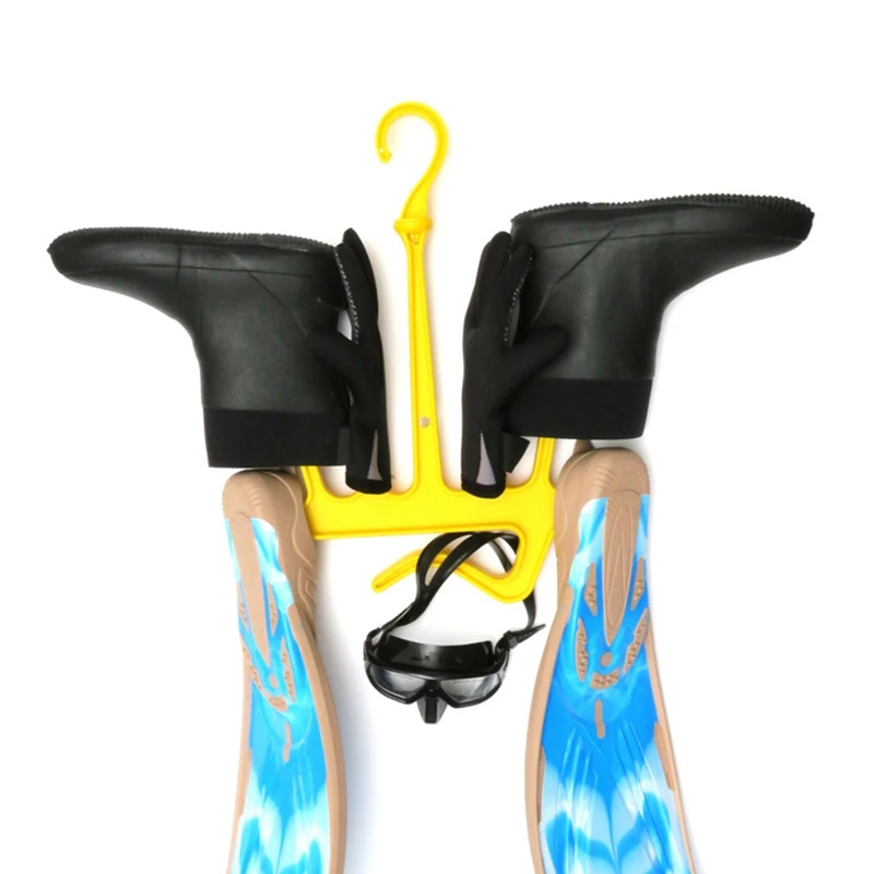 2PCS Scuba Diving Drying Hanger Organizer For Fins Gloves Boot Hoods Durable Easy Install Easy To Use