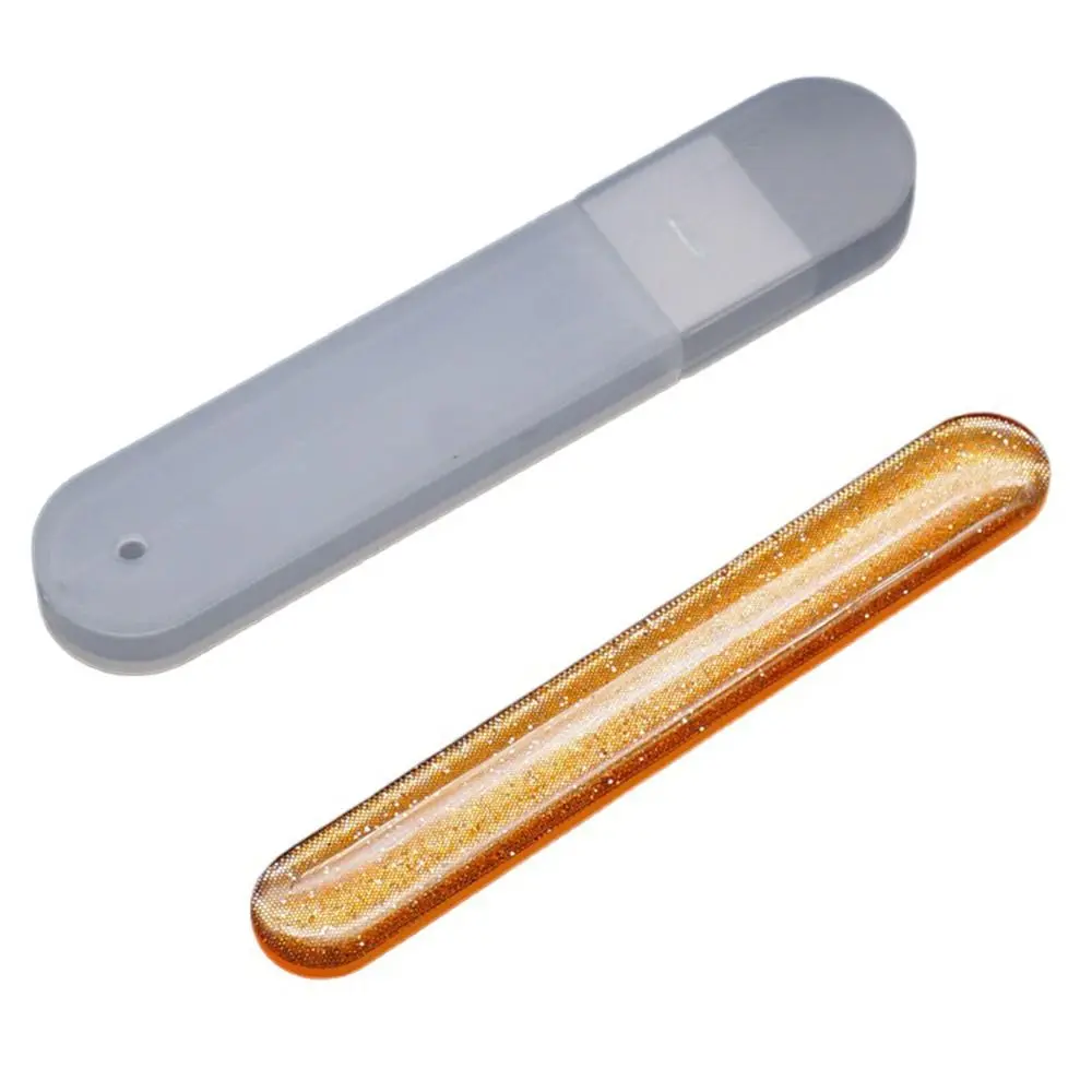 

Compact Nano Glass Nail File Colorful Glitter Nail Polishing Strip Double Sided Durable Polishing Stick Women