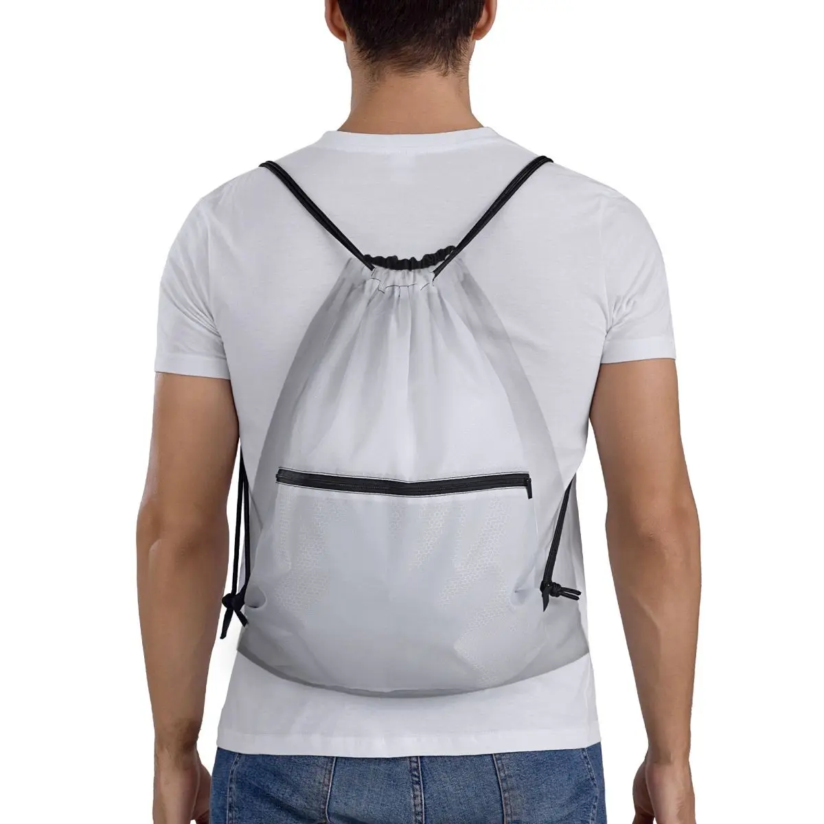 Aangepaste Opossum Patroon Trekkoord Rugzak Tassen Dames Heren Lichtgewicht Dierenhuisdier Gym Sport Sackpack Zakken om te winkelen