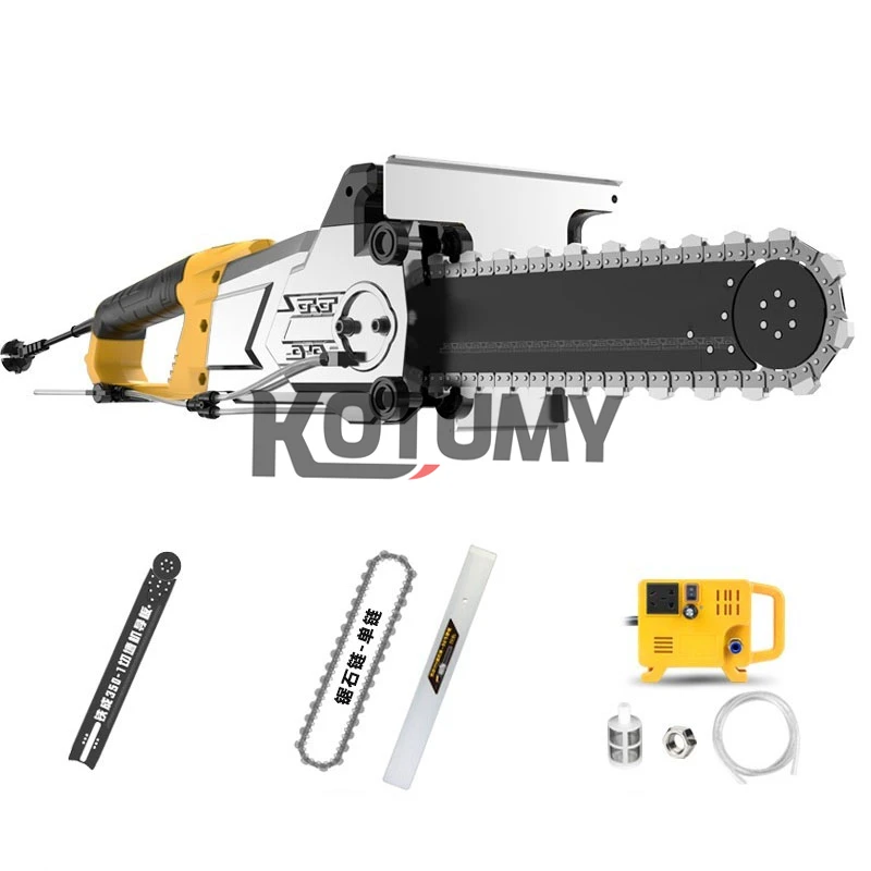 Borstelloze betonnen muursnijmachine Krachtige stofvrije muurzaag Diamantsteensnijmachine