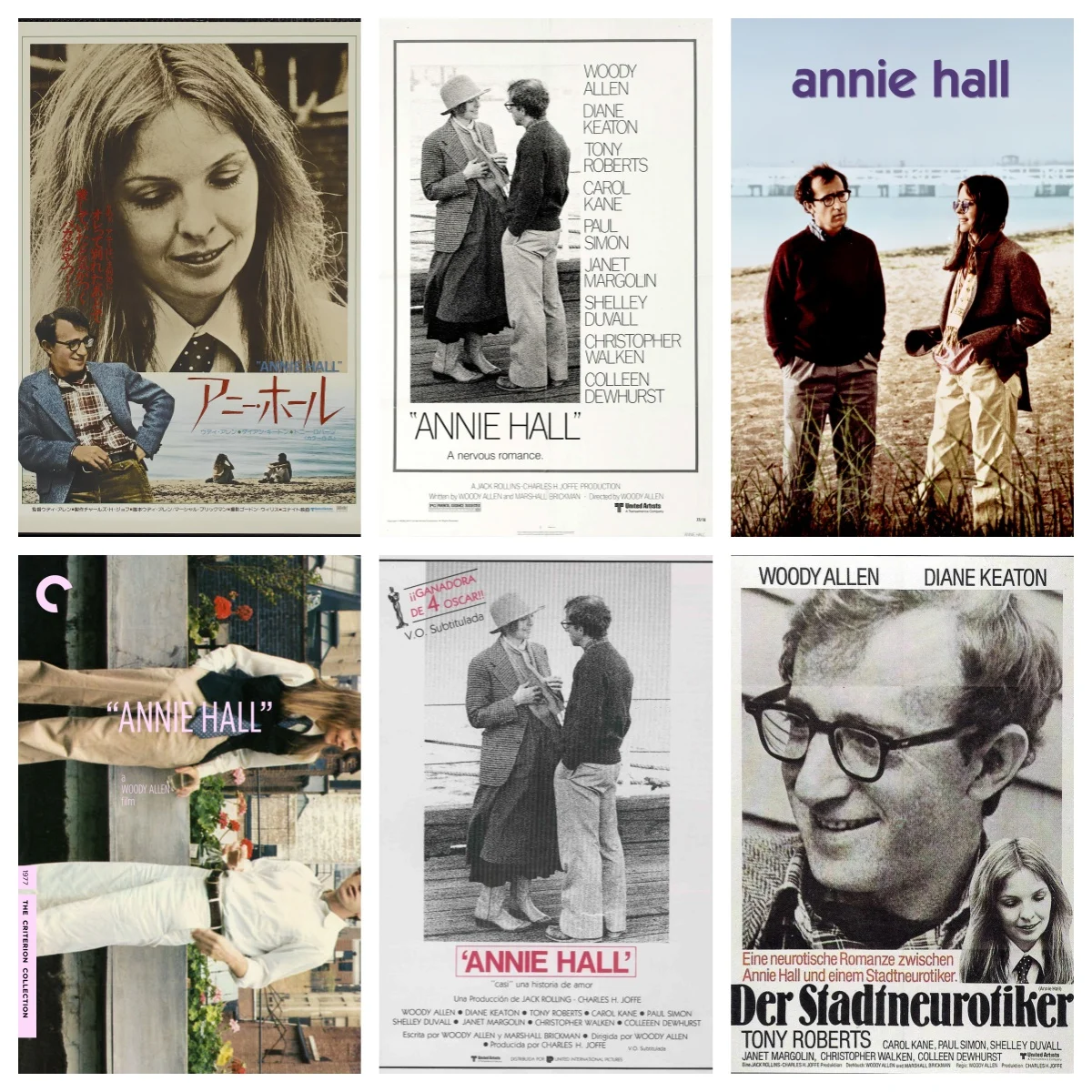 Hot Rare Movie Annie Hall (1977)  Art SILK POSTER Wall Art Home Decorative painting