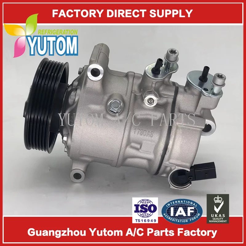 PXE14 Auto AC Compressor For Tiguan-2.0/Golf-1.8/2.0/Passat CC-2.0/Skoda Roomster/Fabia/Octavia 2.0 5N0820803