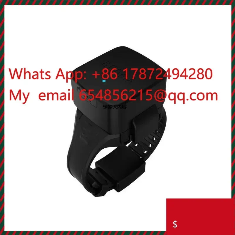 جهاز تتبع نظام تحديد المواقع للكاحل مقاوم للعبث لتحديد المواقع سياج إلكتروني لمراقبة IP67 مقاوم للماء 100-1000 متر محمول باليد -162 ديسيبل بي