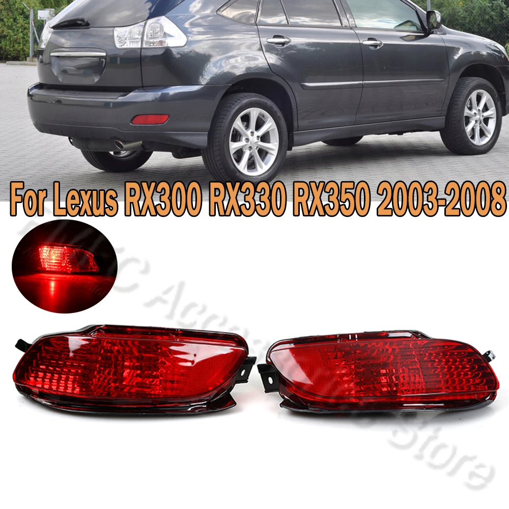 Brake Light Rear Bumper Stop Lamp Assembly Tail Reflector Fog Lamp For Lexus RX300 RX330 RX350 2003 2004 2005 2006 2007 2008