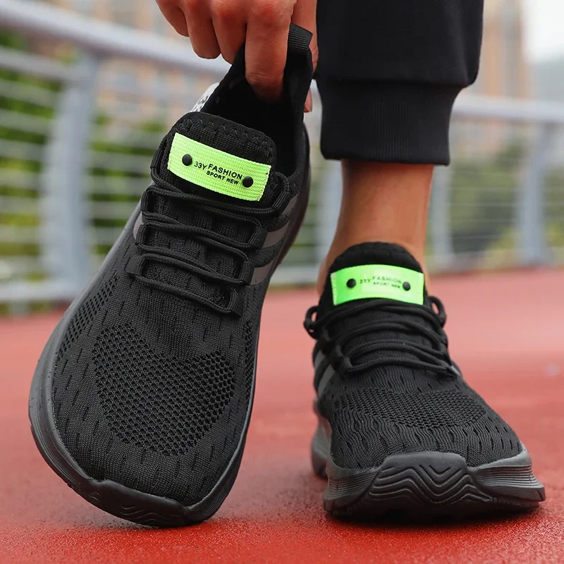 Herren Freizeitschuhe Modische und Atmungsaktive Mesh-Flachschuhe 2026 Vulkanisierte Turnschuhe für Outdoor-Laufen und -Gehen – Detail 14