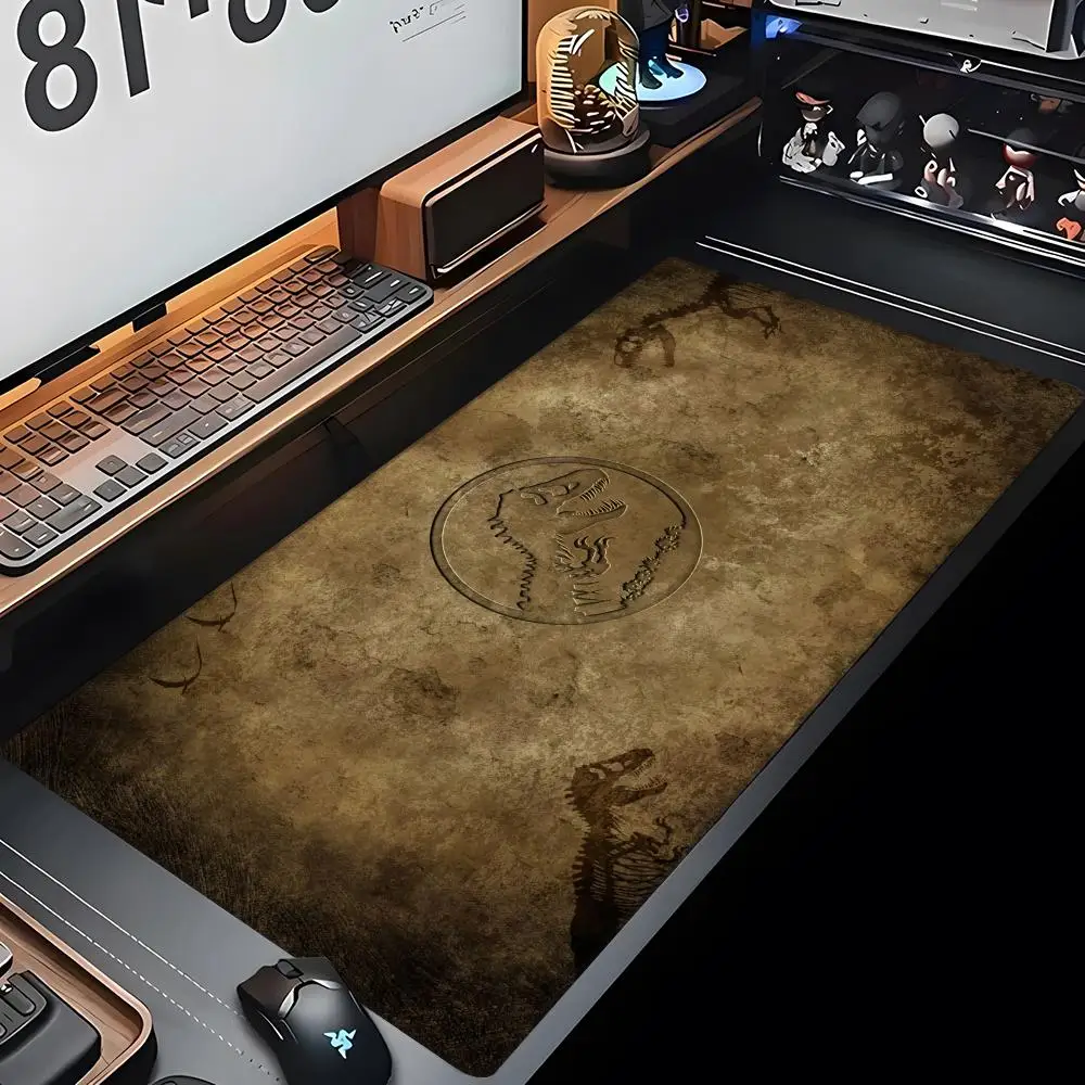 

Dinosaur-J-Jurassic Park Mouse Pad Gaming Mousepad Large 900x400X2mm MouseMat Gamer Mause Carpet PC Desk