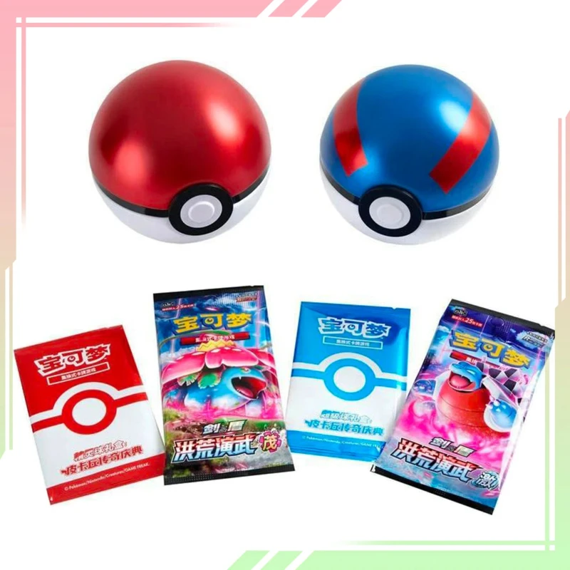 cartes-a-collectionner-pokemon-ptcg-version-chinoise-Epee-et-bouclier-coffret-cadeau-poke-ball-cartes-pikachu-legendaire-celebration-honghuang-yanwu