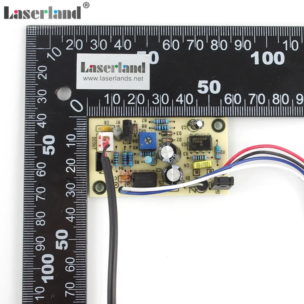 Módulo de diodo a laser, alcance de 1845 nm, 100 nm, 150mw, mw, laser vermelho, resistente a água, 5v, ac/dc, com driver out