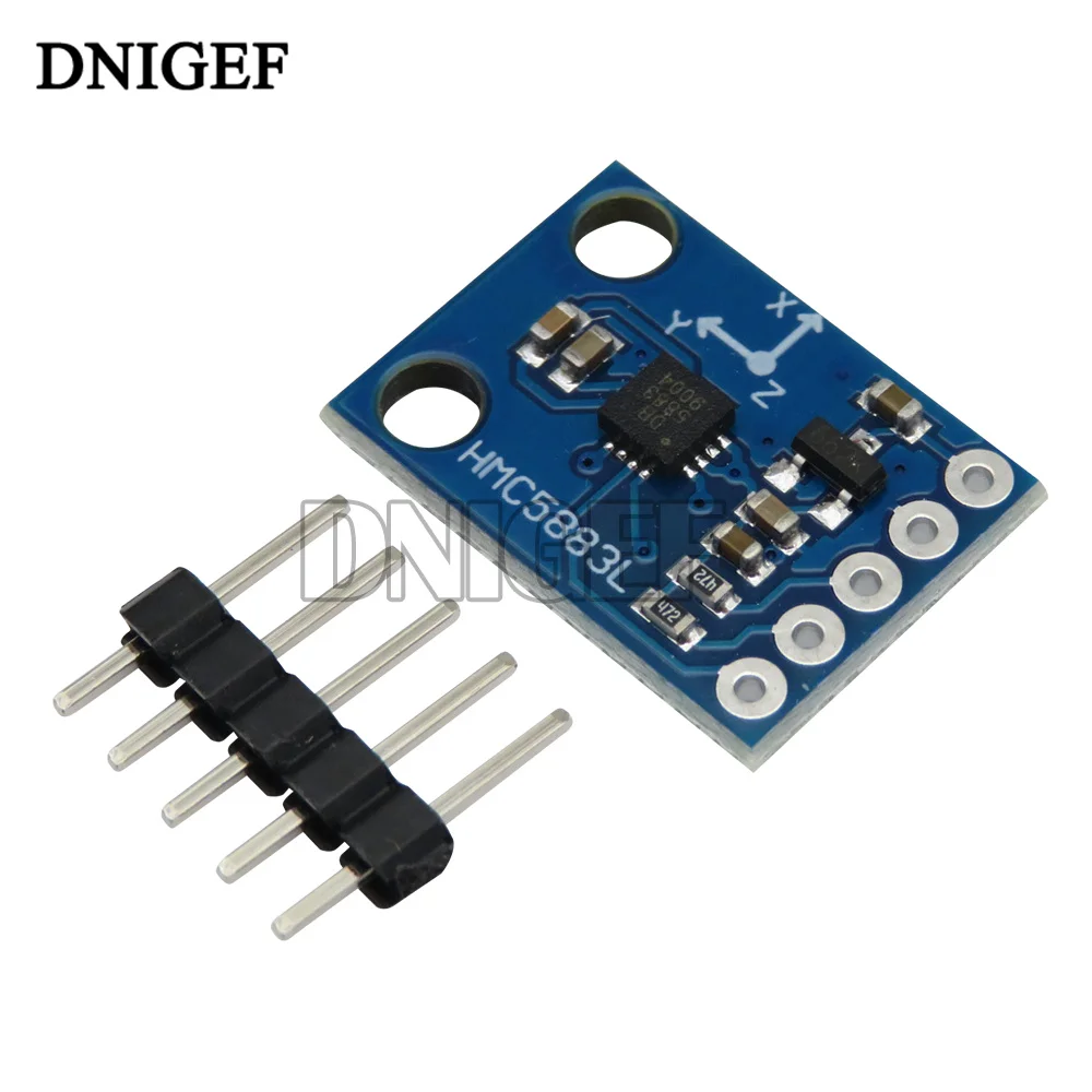 1 PCS DNIGEF GY-273 Sensor Module 3V-5V QMC5883L Triple Axis Compass Magnetometer Sensor Module Three Axis Magnetic Field Module