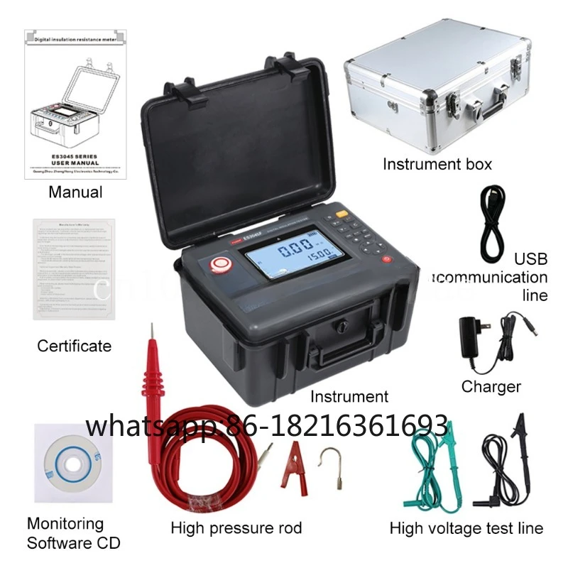 digital Insulation Resistance Tester High voltage megger insulation resistance meter 15KV ES3045F