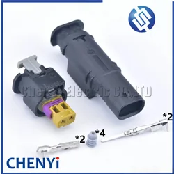 2 Pin Male or Female Sensor Wirng Harness Plug Injector Automotive Fuel Injector connector 4F0973702A 4F0 973 702 A 07P973702