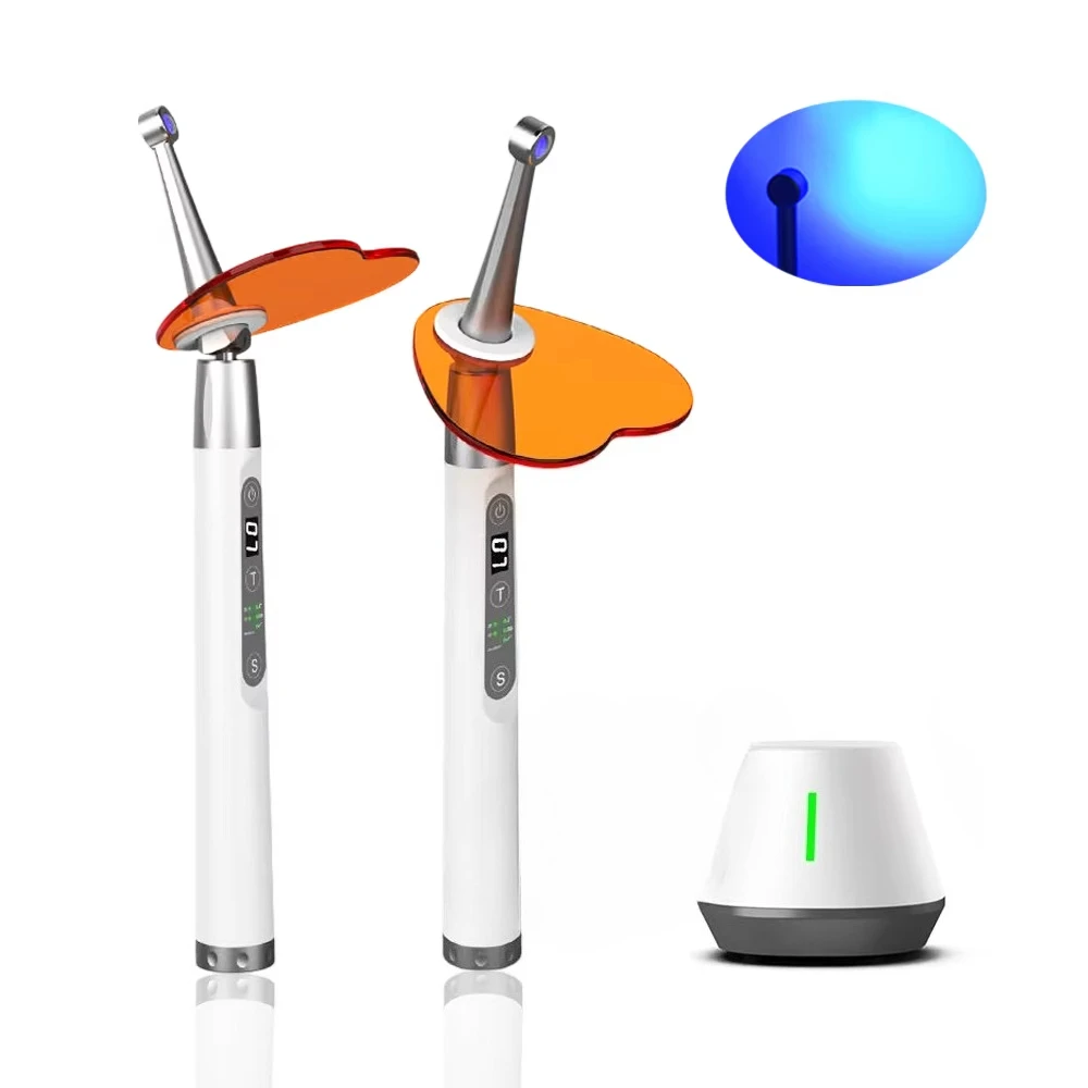 

1 Second PLUS Light Curing 80 Degree Shaking Head 360 Angle Rotating Large Battery Rechargeable Lightweight Denta Equipment