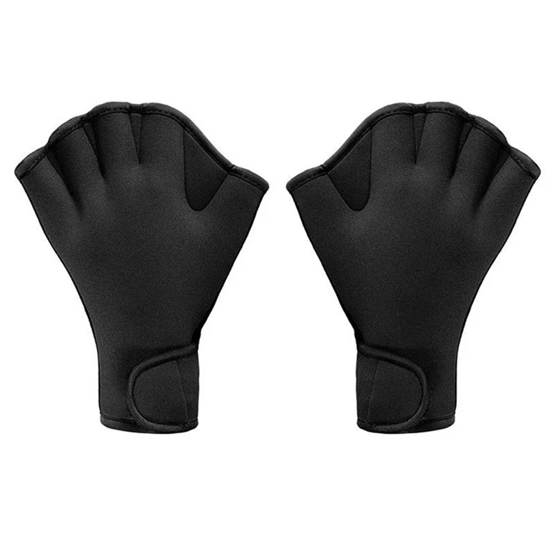 

Swimming Training, Diving Equipment, Anti-Slip Semi-Fingered Gloves for Adults and Children Swimming