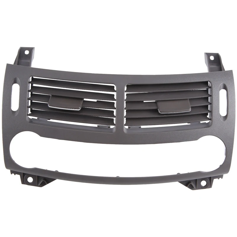 Front Central Air Conditioning Middle AC Vent Outlet Panel Cover For Mercedes Benz E-Class W211 2003-2008(Dark Gray) Parts
