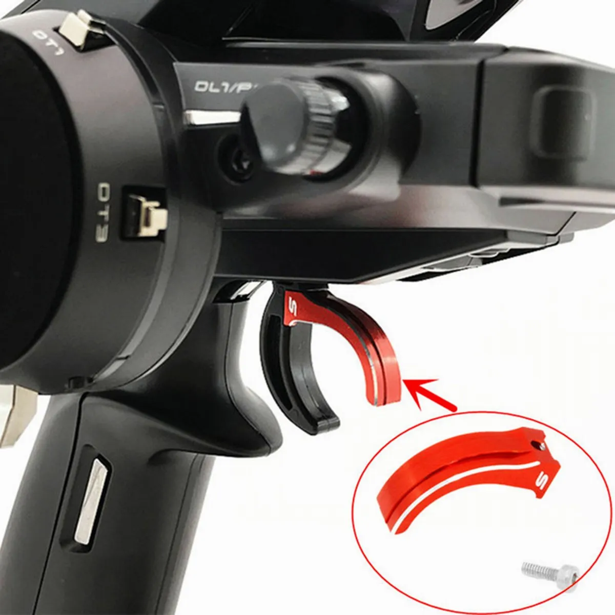 อลูมิเนียม Trigger Arm เบรคสำหรับ XRSRACING FUTABA 4PX 4PXR 7PX รีโมทคอนโทรลอัลลอยอะไหล่