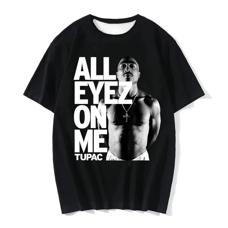 

Женская футболка West Coast Gangsta, рэпер Тупак, топы, уличная одежда в стиле хип-хоп, футболки с графическим рисунком, футболка большого размера с короткими рукавами, мужская футболка