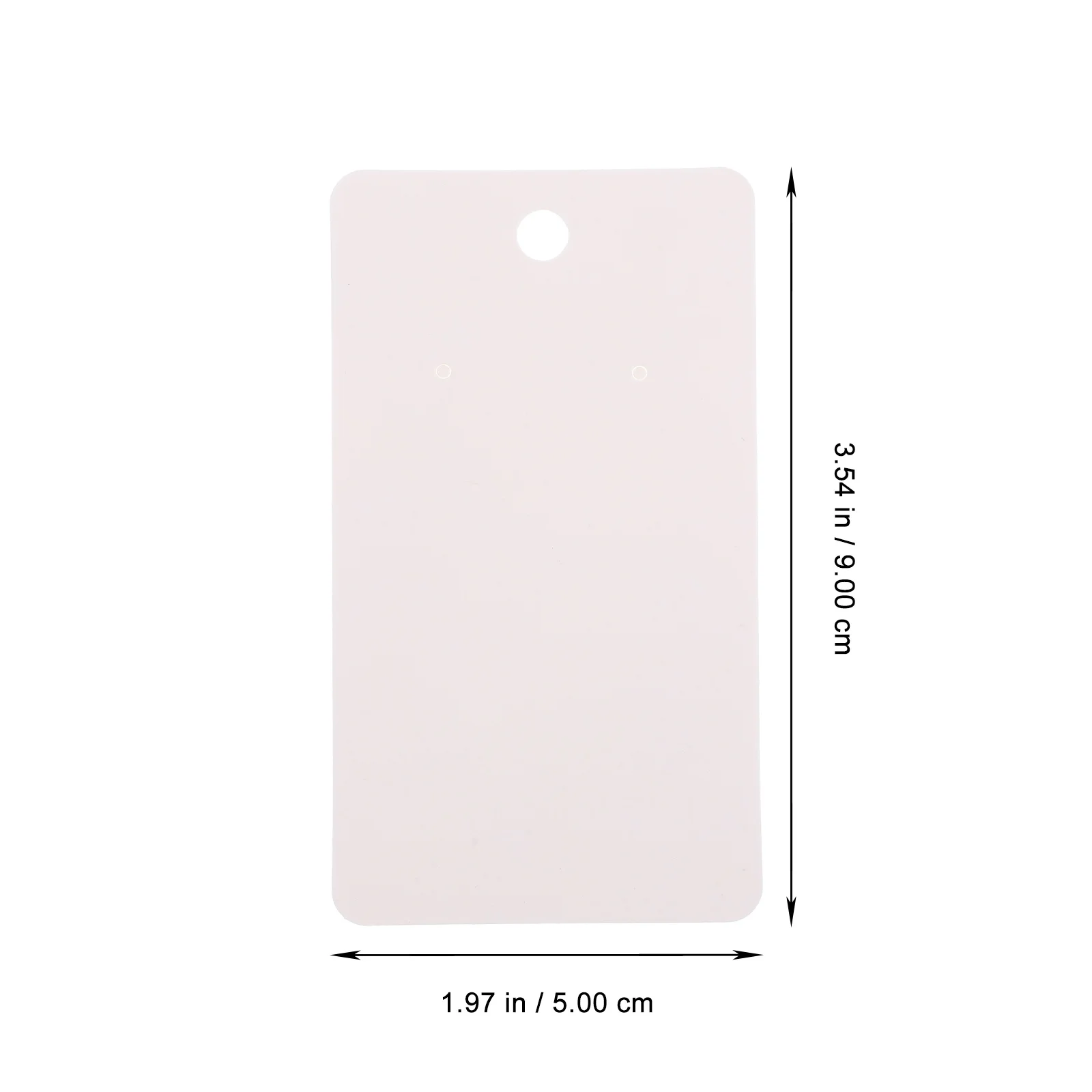 مجموعة واحدة من عرض القرط مع فتحات مقطوعة مسبقًا لتخزين المجوهرات وحاملي البطاقات الورقية للأقراط والقلائد والأذن #2