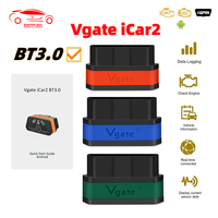 Vgate iCar2 ELM327 V2.2 OBD2 Scanners Bluetooth 3.0 For Android ELM 327 OBD 2 Car Diagnostic tool Code Reader PK KONNWEI KW906