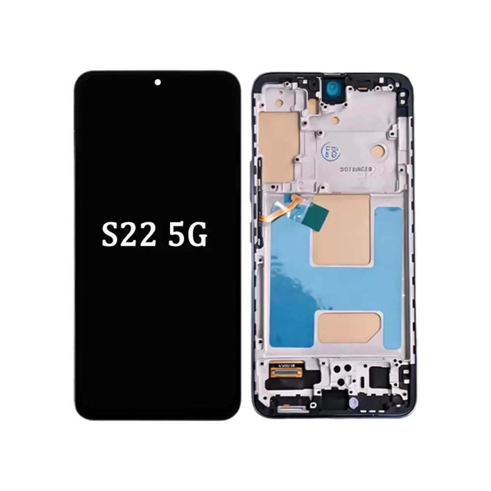 Wyświetlacz TFT do Samsung Galaxy S22 S901B S901U S901W S901N S901E LCD Ekran Dotykowy S22 5G z Ramką do Samsung S22 5G — zdjęcie 2