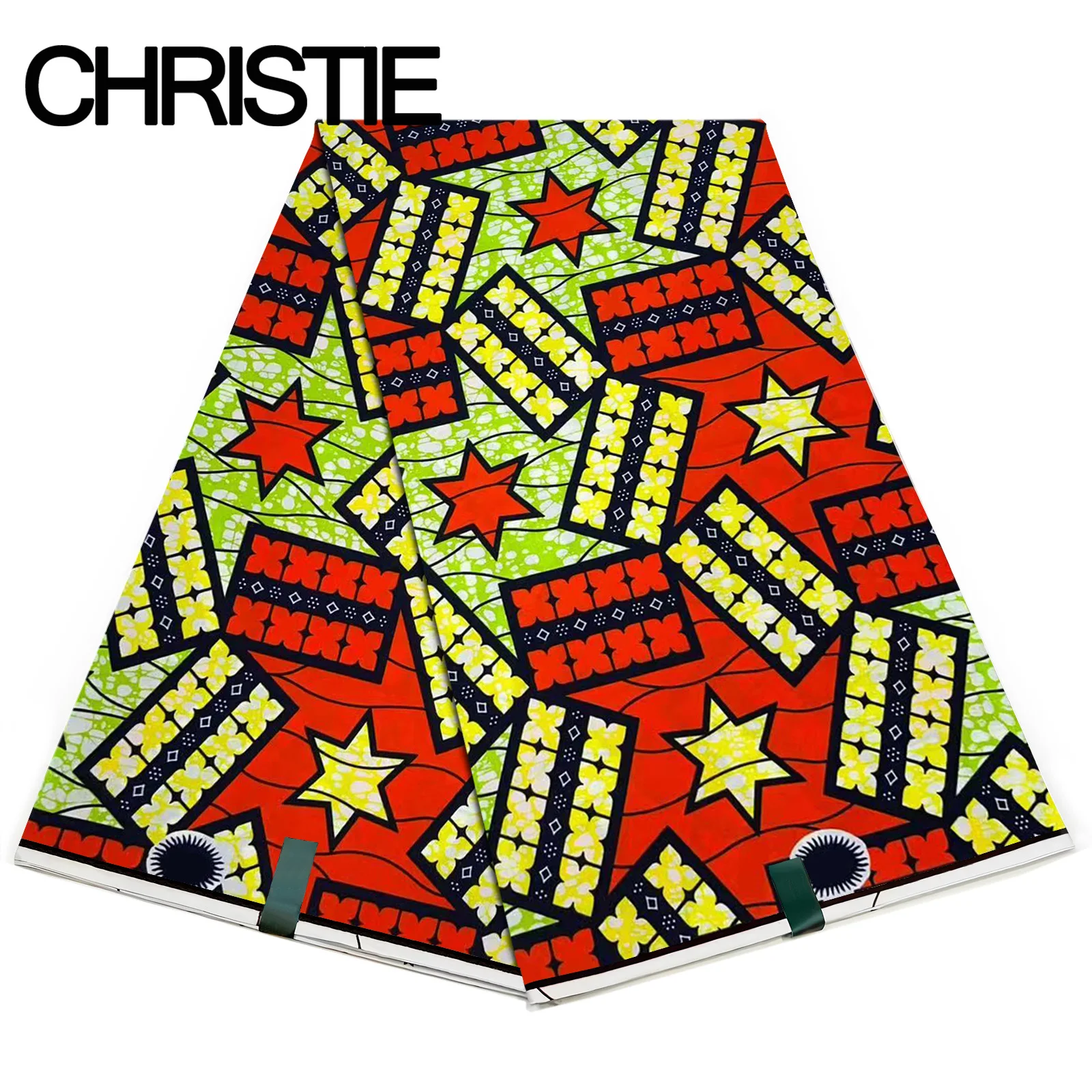 

2025 Лидер продаж, африканская восковая хлопчатобумажная ткань, 6 ярдов, высококачественный материал пряжи с принтом для шитья свадебного платья, подарочная одежда, использование