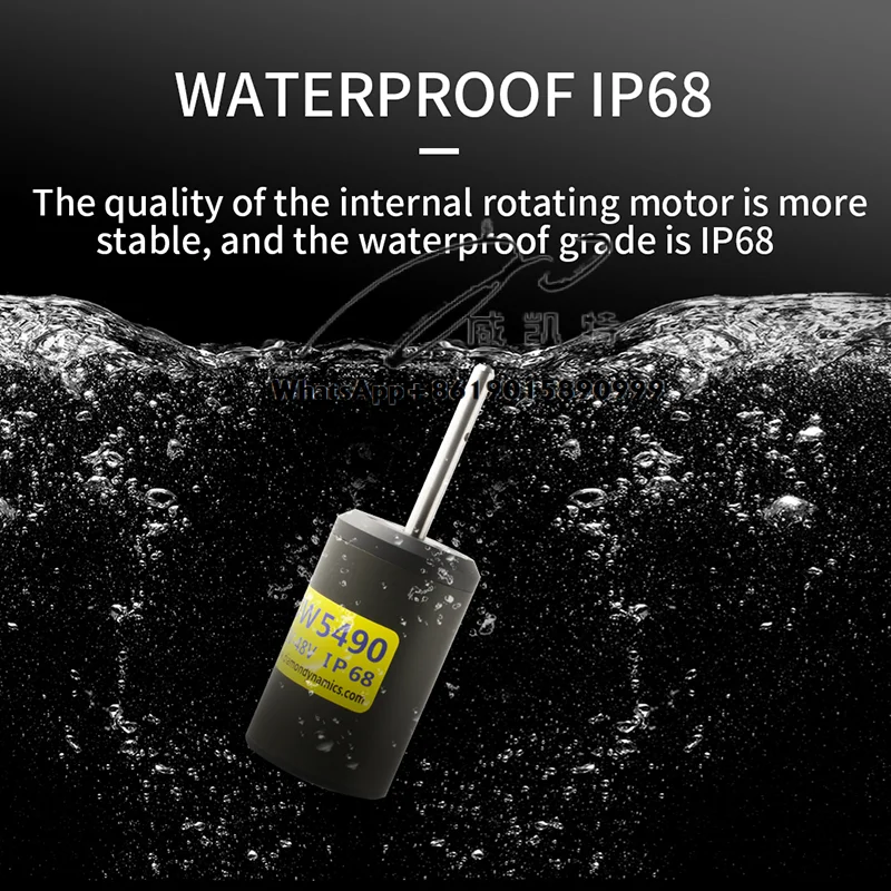 

DD DW5490 24V 1850W Waterproof Brushless Thruster Inrunner Motor for Underwater Robot DC Motors Product Category