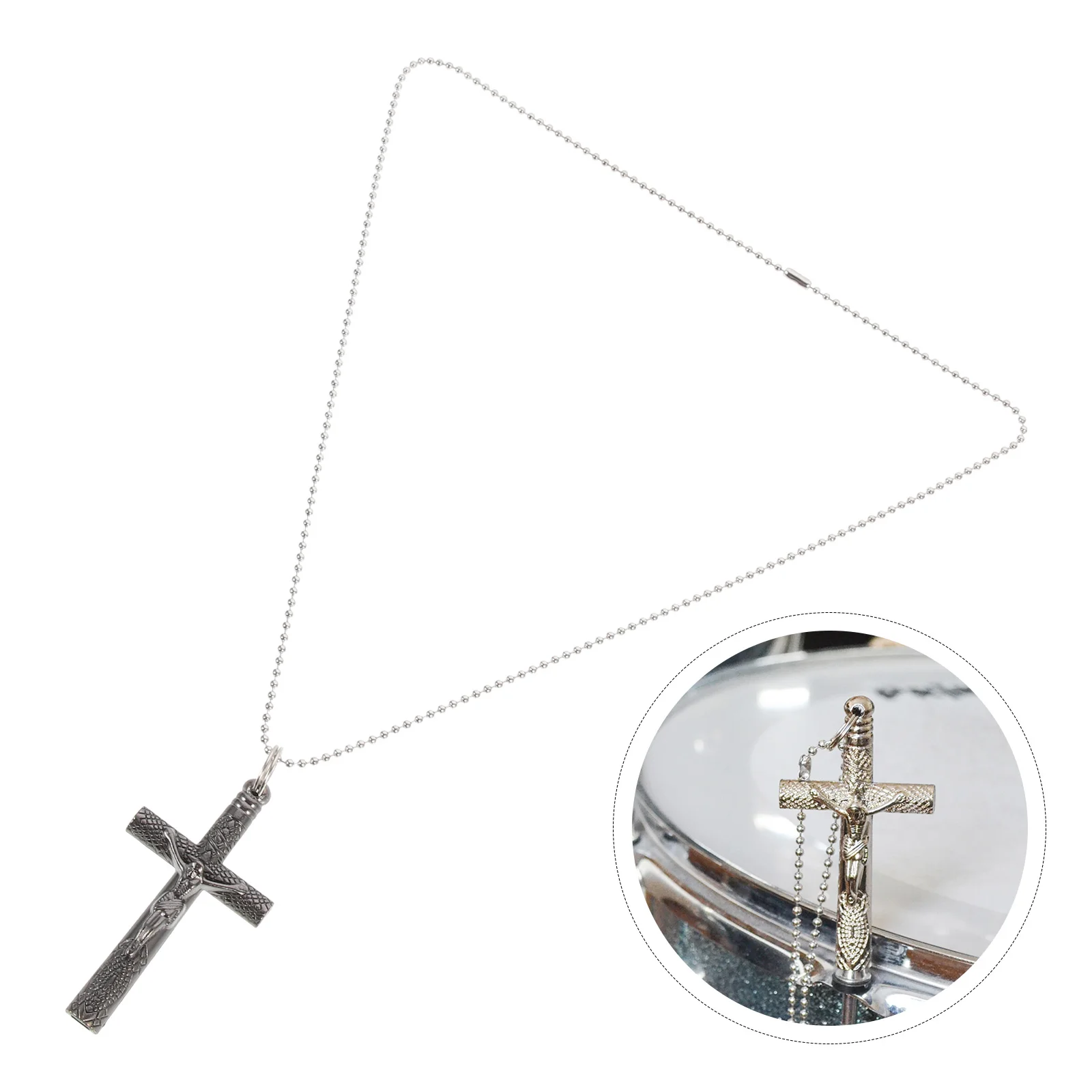 

Drum Key Necklace Snare Regulator Tuner Tool Wrench Accessories Chromed Steel Keys for Tuning Drums Music