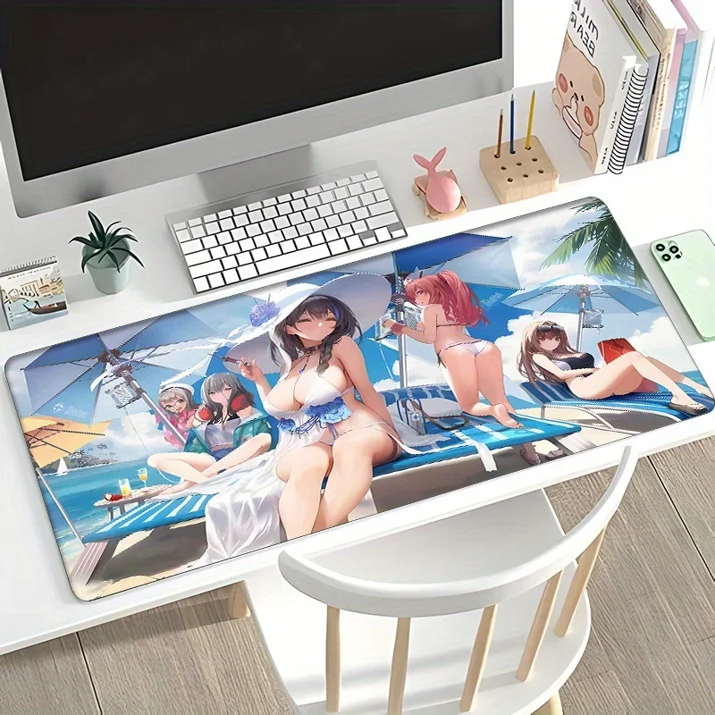 ملحقات لوحة الماوس Victory Goddess Nikki 5، لوحة ماوس ألعاب كبيرة مطاطية غير قابلة للانزلاق، وسادة مكتب للكمبيوتر المحمول المزخرفة #2