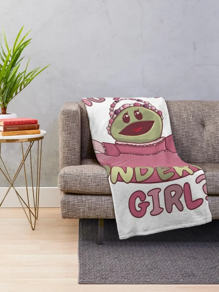 Nanalan who’s that wonderful girl Throw Blanket Shaggy Comforter Blankets