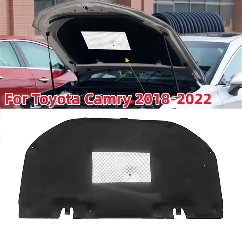 

1 Pcs Car Front Hood Engine Sound Insulation Pad Heat Soundproof Cotton Mat Cover Fit for Toyota Camry 2018-2022