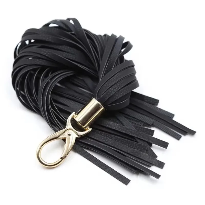 29cm couro pu chicote de cavalo borla fivela de aço inoxidável treinamento chicote equipamento equestre