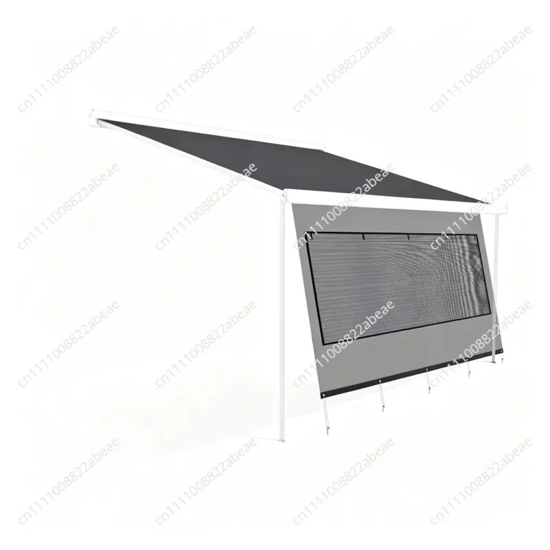 Outdoor Car Side Slide Awning Retractable Car Side Awning Expansion Side Canopy Oxford Fabric