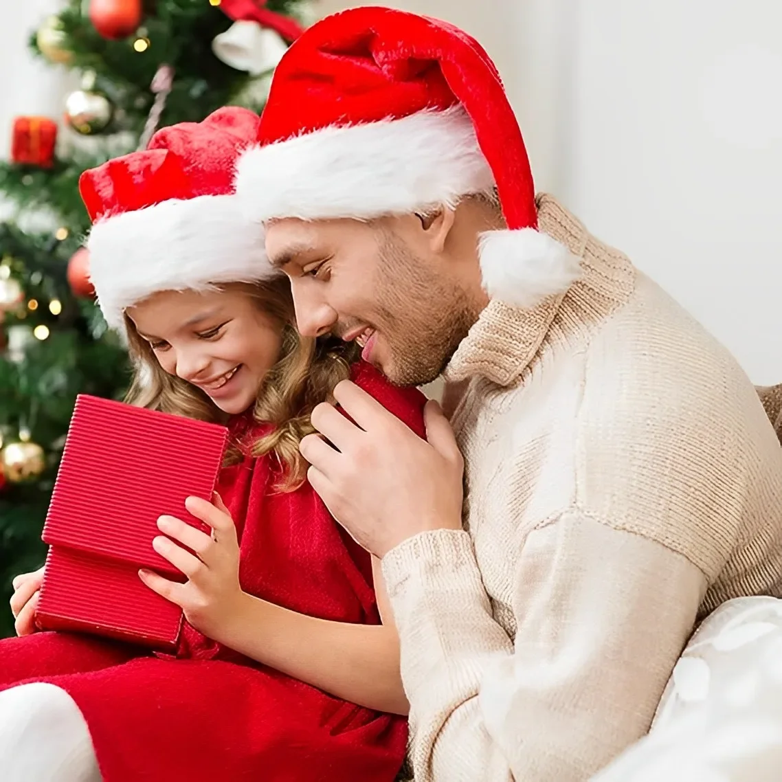 قبعة سانتا القطيفة لعيد الميلاد - قبعة حمراء للجنسين للبالغين والأطفال، لوازم تزيين حفلات عيد الميلاد والعام الجديد، قبعة هدايا احتفالية طويلة من القطيفة #5