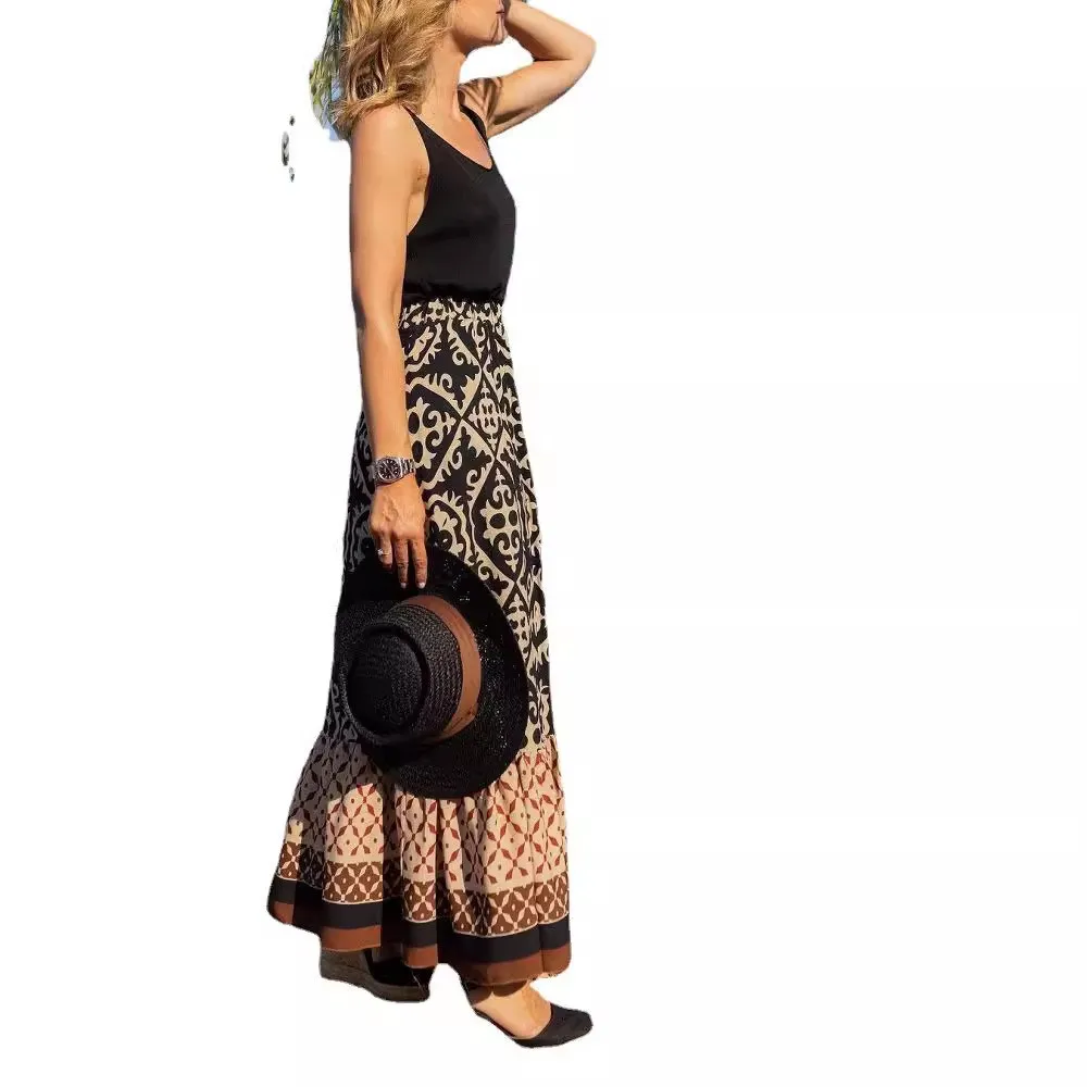 Elastic Waist Full Body Bohemian Print - Image 5
