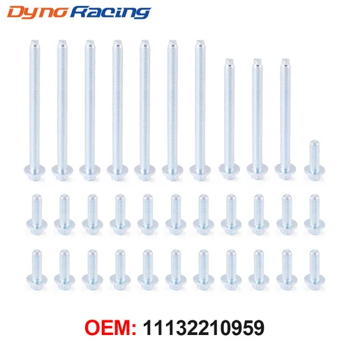 Juego completo de pernos de cárter de aceite para reparación de motor, para BMW X3 4 5 6 135i 325xi 328i xDrive 3.0L 11132210959   11-13-2-210-959 11 13 2 210 959