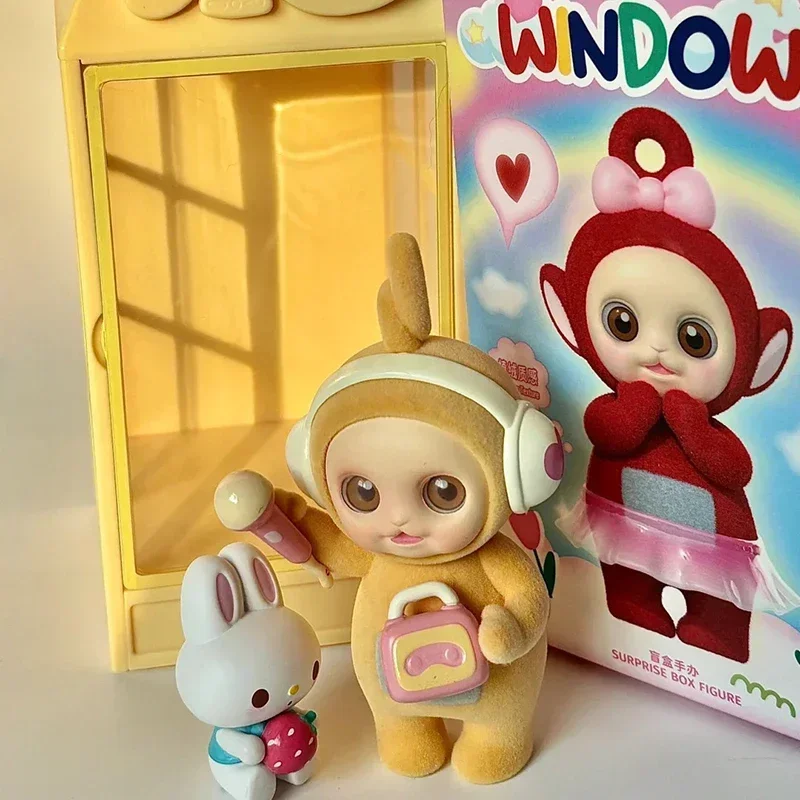 MINISO Teletubbies Collectible Figurine Desktop Decor Toy Statue Trendy Display Ornament Kawaii Present Cute Kids Birthday Gift