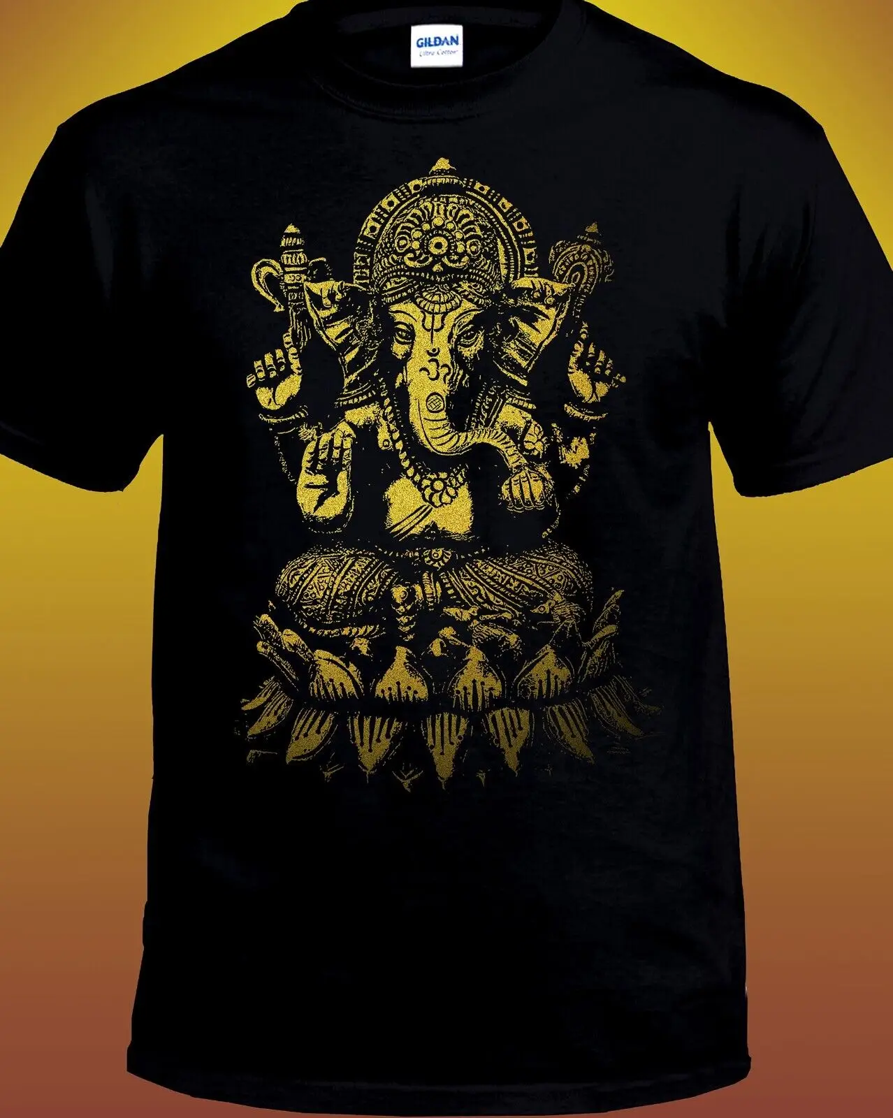 Golden Ganesha T Shirt