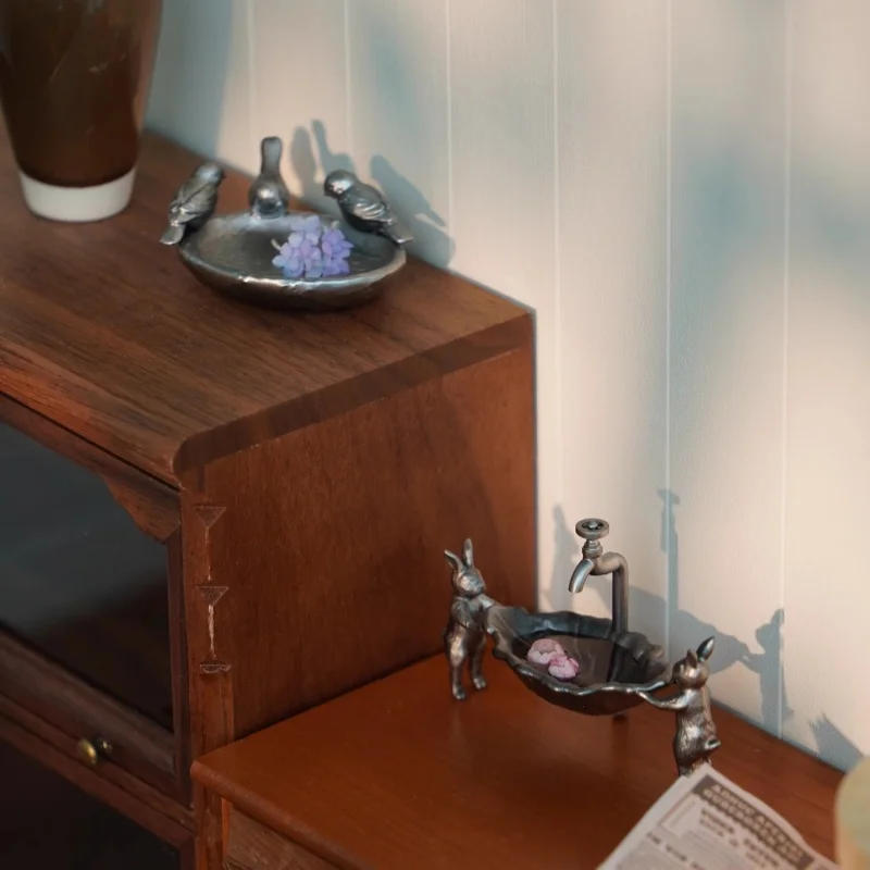 Modelo de casa de muñecas, accesorios para muebles, cocina, bandeja de jabón para el baño, Bjd Ob11 Gsc Blyth Soldier Lol, accesorios de decoración en miniatura, 1/6