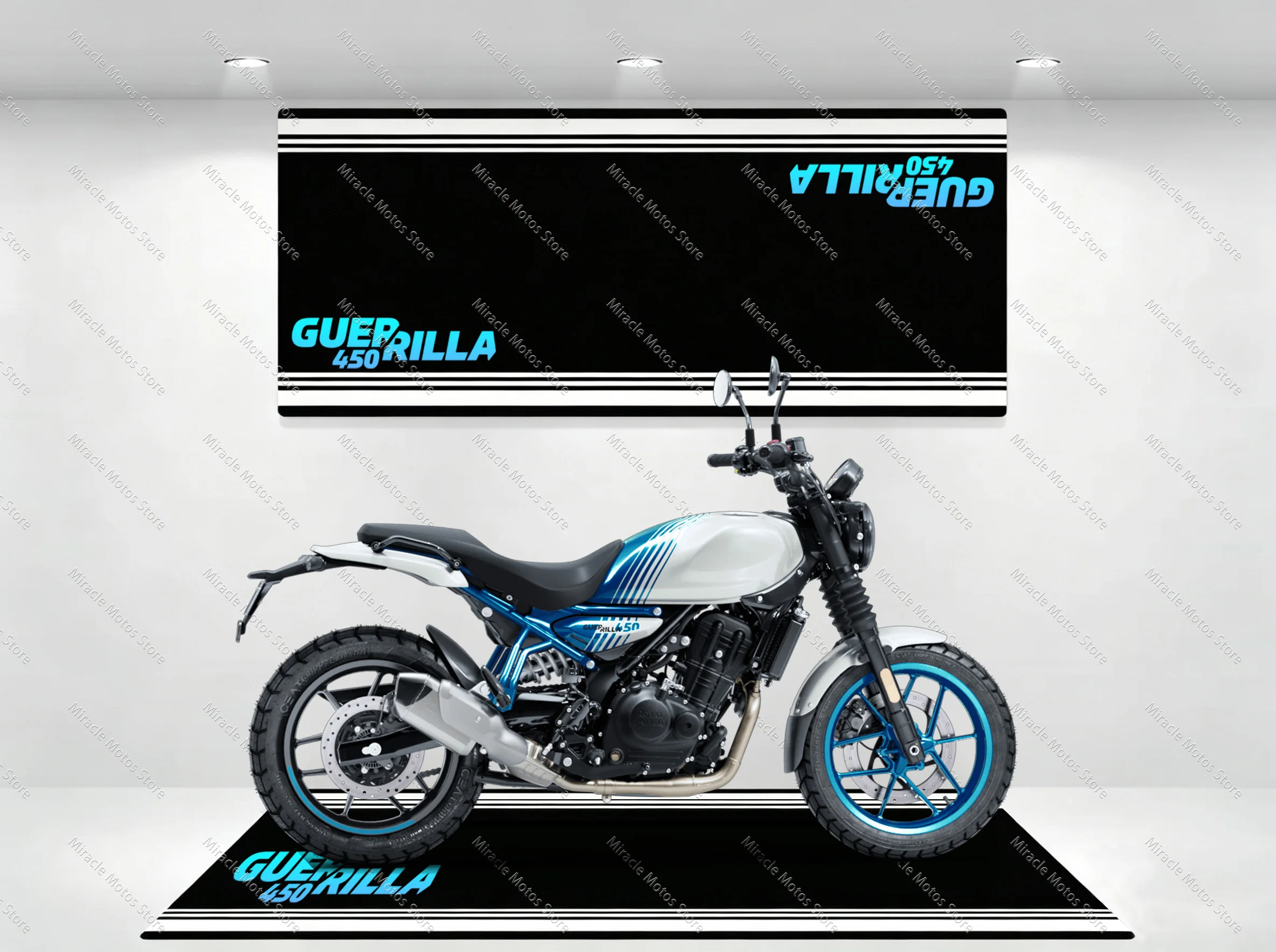 : Decorazione cavalletto moto