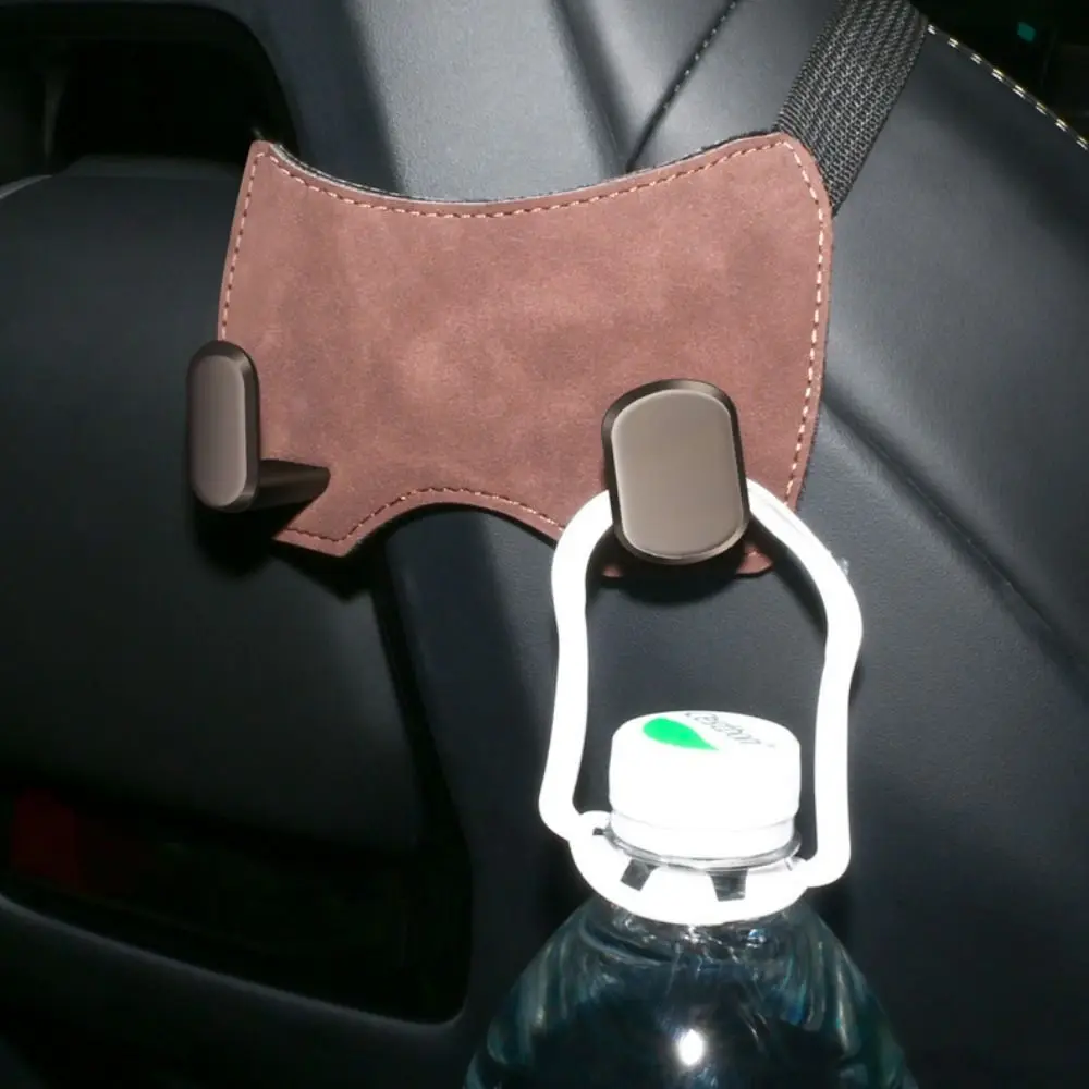 

High Load-Bearing Car Headrest Hook Wear-Resistant Multi-purpose Car Backseat Hanger Space-Saving Double Hook