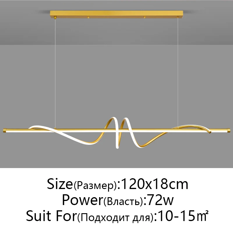 KAGU Moderne Led Wohnzimmer Pendelleuchten Hängelampe für Esstisch Küche Garderobe Büro Home Decor Möbel Minimalistisch 4